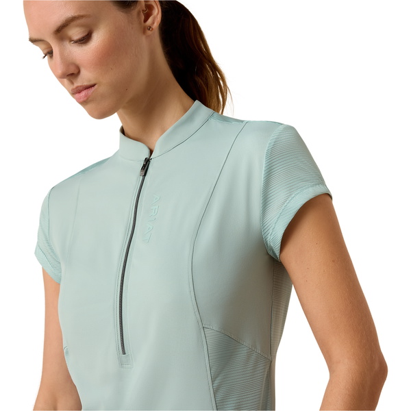 2026 Ariat Mujeres Breathe 1/2 Zip Baselayer 10071208 - Blue Surf